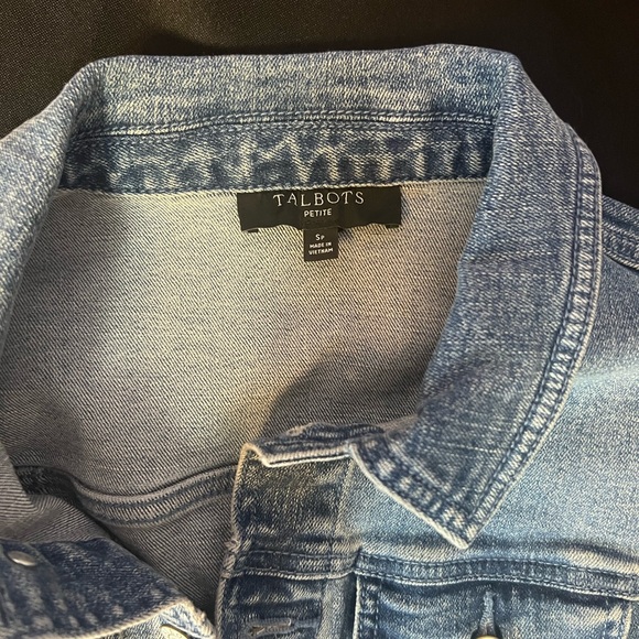 Talbots Light Blue Denim Jacket - Picture 4 of 5